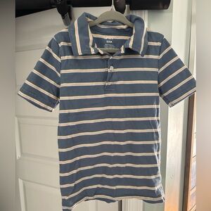NWOT Carter’s’ Boys Striped Blue & Yellow Polo Shirt